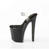 Pleaser - XTREME808SPRS Sandale à bride à la cheville, Pole dance chaussures - Transparent Product image